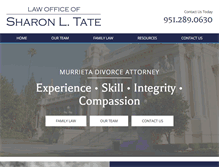 Tablet Screenshot of murrietadivorcelawfirm.com